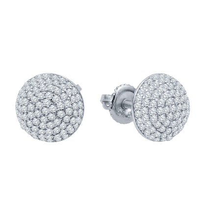GLOBATE SILVER EARRINGS | BMW9212911 - Johnny Dang & Co