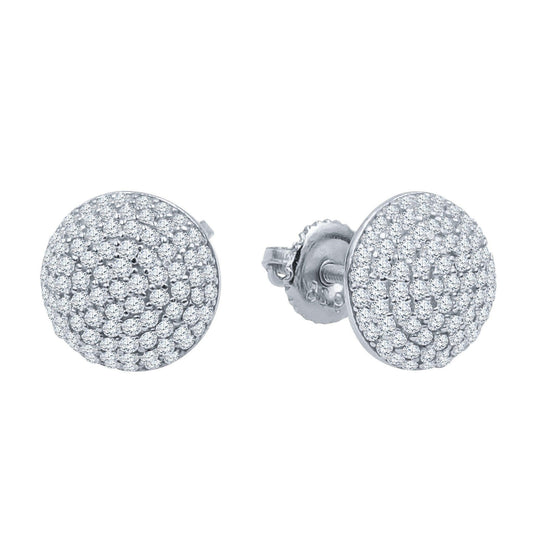 GLOBATE SILVER EARRINGS | BMW9212911 - Johnny Dang & Co