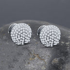 GLOBATE SILVER EARRINGS | BMW9212911 - Johnny Dang & Co