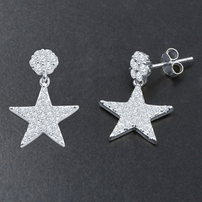 DAZZLING SILVER EARRINGS | BMW9214291 - Johnny Dang & Co
