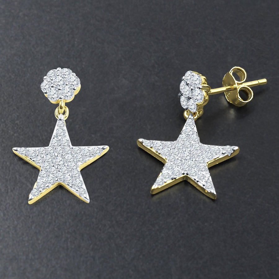 DAZZLING SILVER EARRINGS | BMW9214292 - Johnny Dang & Co