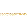 10K 22 inches Yellow Gold 8.3mm Diamond Cut Royal Figaro Link with Lobster Clasp - Johnny Dang & Co