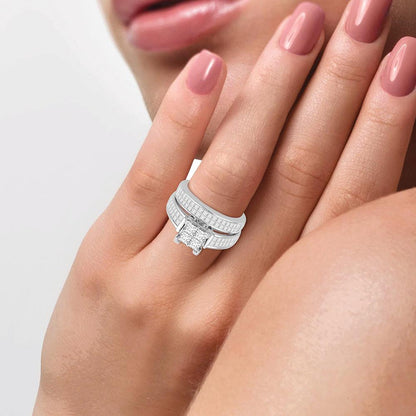 14K 2.00CT DIAMOND BRIDAL RING - Johnny Dang & Co