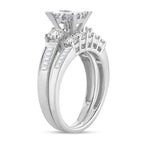14K 1.50 CT PRINCESS CUT Diamond BRIDAL RING - Johnny Dang & Co
