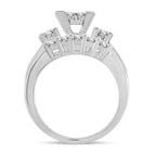 14K 2.00 CT PRINCESS CUT Diamond BRIDAL RING - Johnny Dang & Co