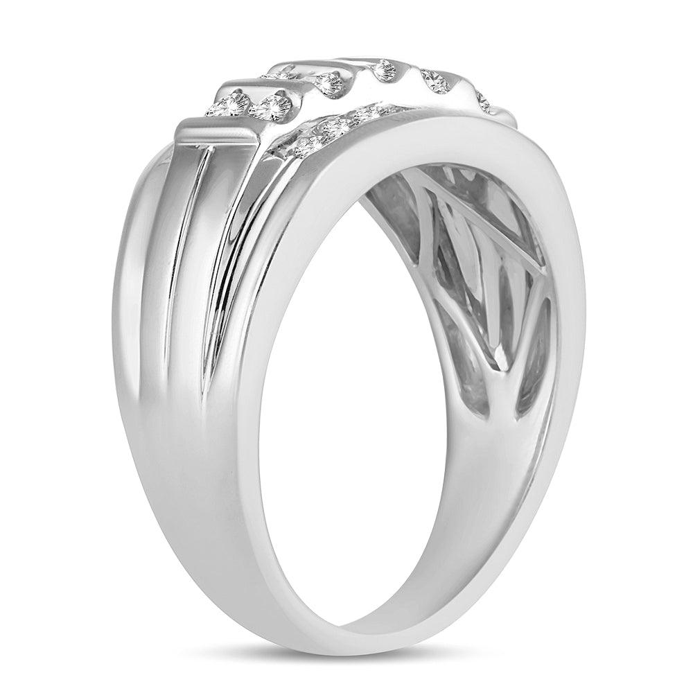 14K 1.00CT DIAMOND MENS RING - Johnny Dang & Co