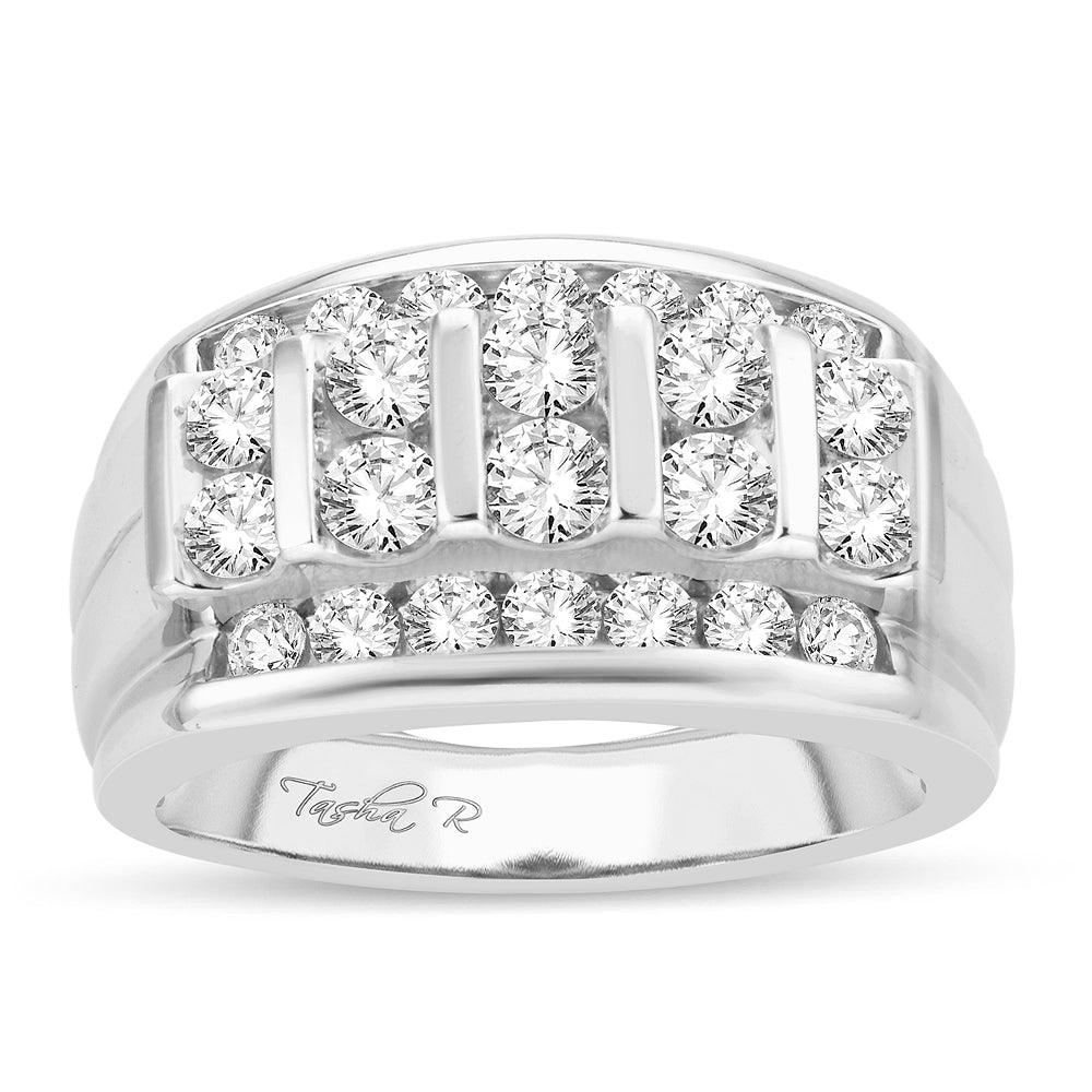 14K 2.00CT Diamond Mens Band - Johnny Dang & Co