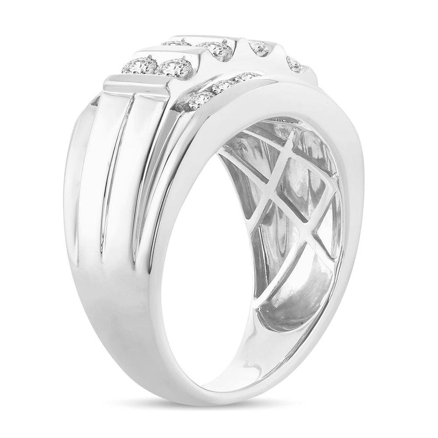 14K 2.00CT Diamond Mens Band - Johnny Dang & Co