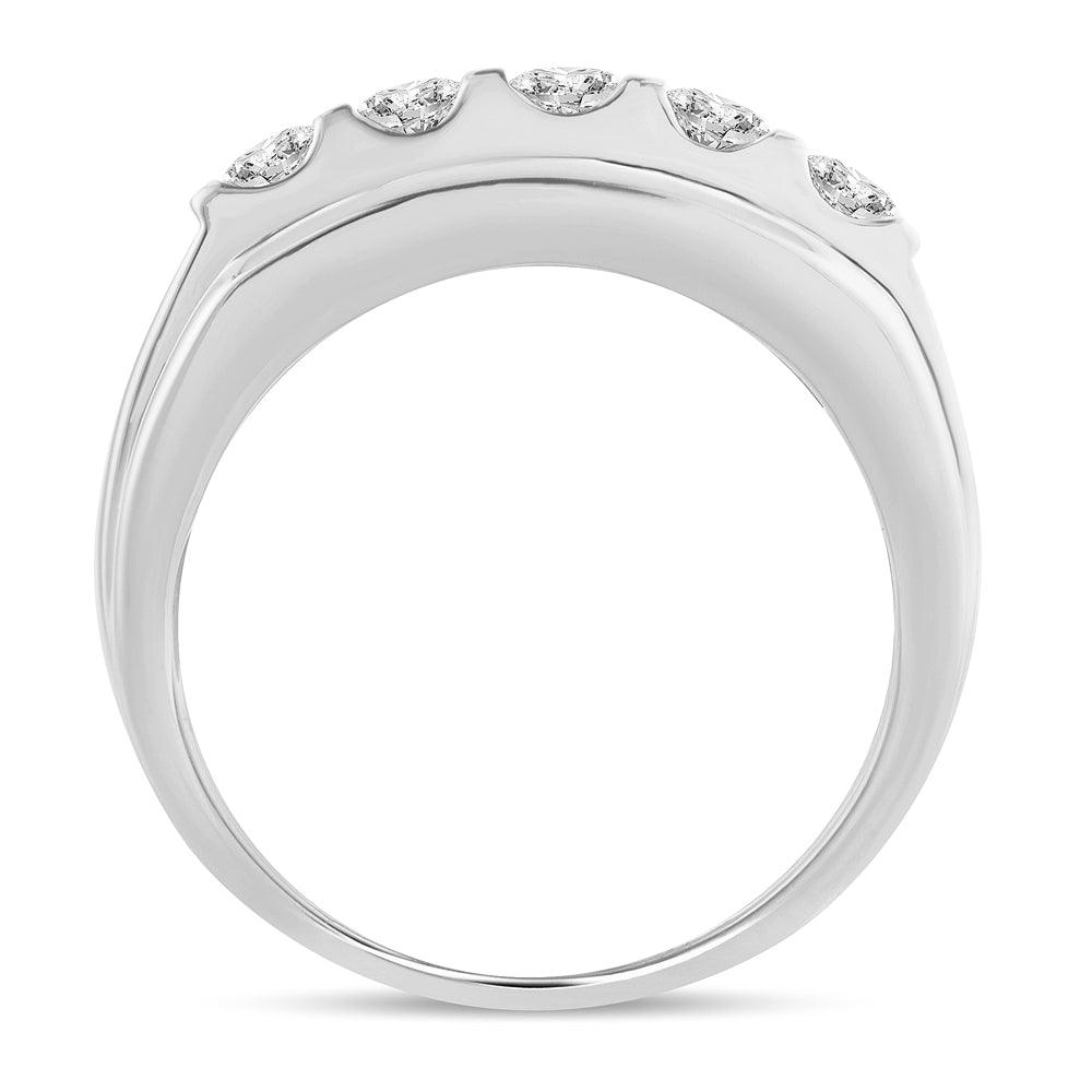 14K 2.00CT Diamond Mens Band - Johnny Dang & Co