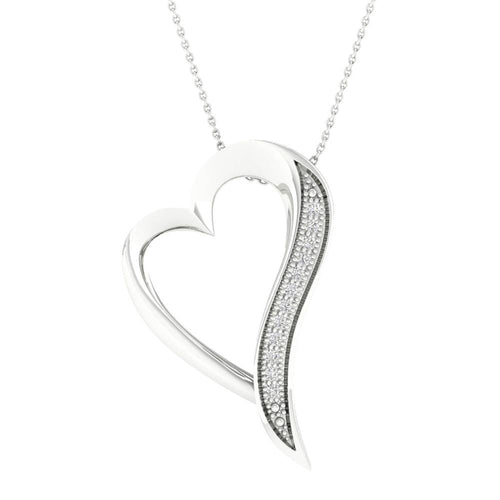 10K 0.05ct Diamond Pendant - Johnny Dang & Co