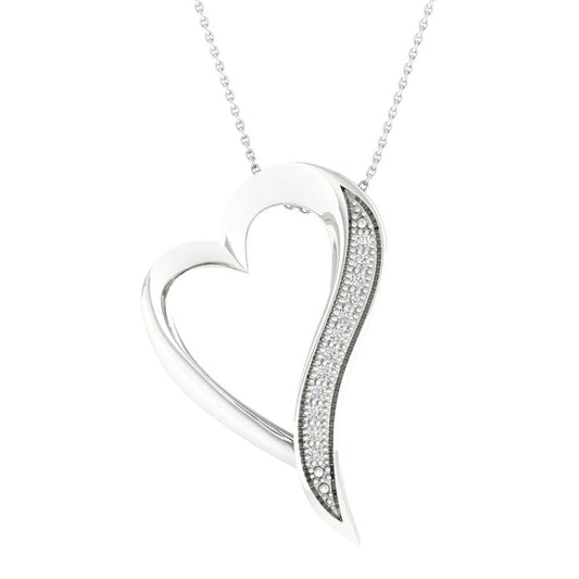 10K 0.05ct Diamond Pendant - Johnny Dang & Co