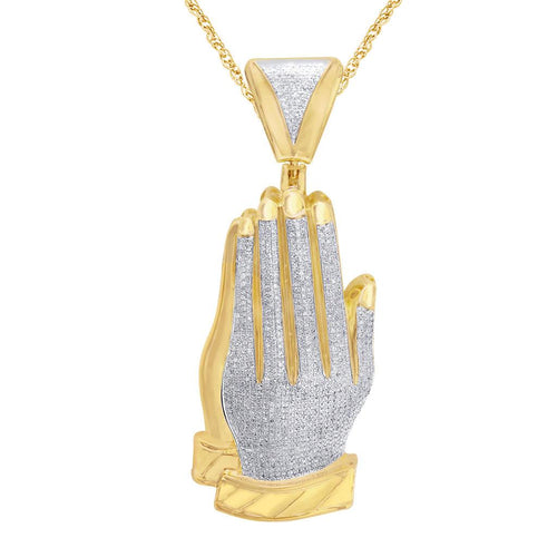 10K 1.65-1.73CT D-PRAYING HAND - Johnny Dang & Co