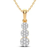 10K 0.50CT Diamond Pendant - Johnny Dang & Co