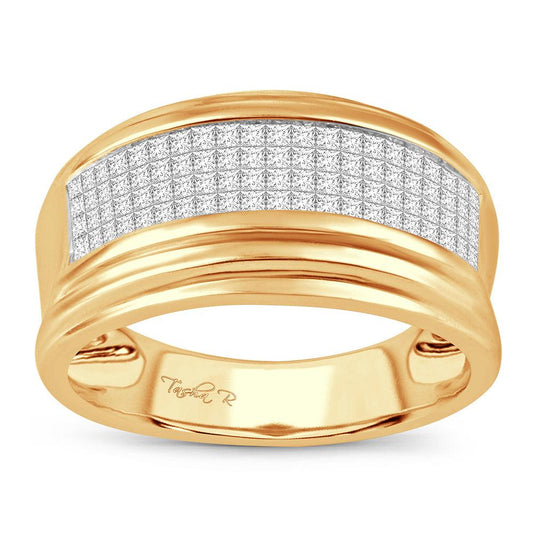 14k 1.00ct Diamond Band - Johnny Dang & Co