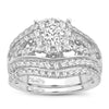 14K 1.90CT DIAMOND BRIDAL RING - Johnny Dang & Co