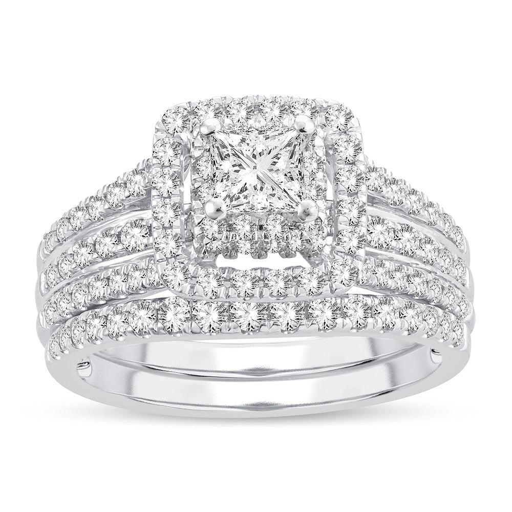 14K 1.50CT Diamond BRIDAL RING - Johnny Dang & Co