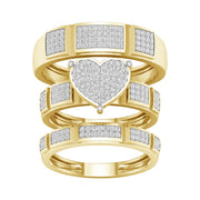 10K 0.50CT Diamond TRIO SET - Johnny Dang & Co