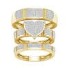 10K 0.50CT Diamond TRIO SET - Johnny Dang & Co