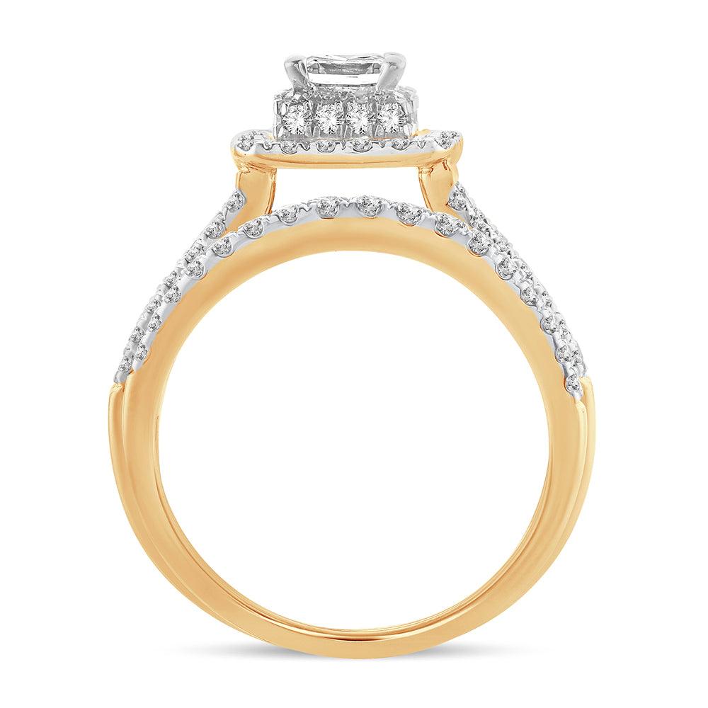 14K 1.50CT Diamond BRIDAL RING - Johnny Dang & Co