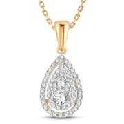 14K 0.40CT Diamond Pendant - Johnny Dang & Co