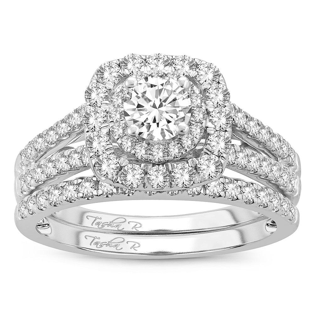 14K 1.40CT Diamond BRIDAL RING - Johnny Dang & Co