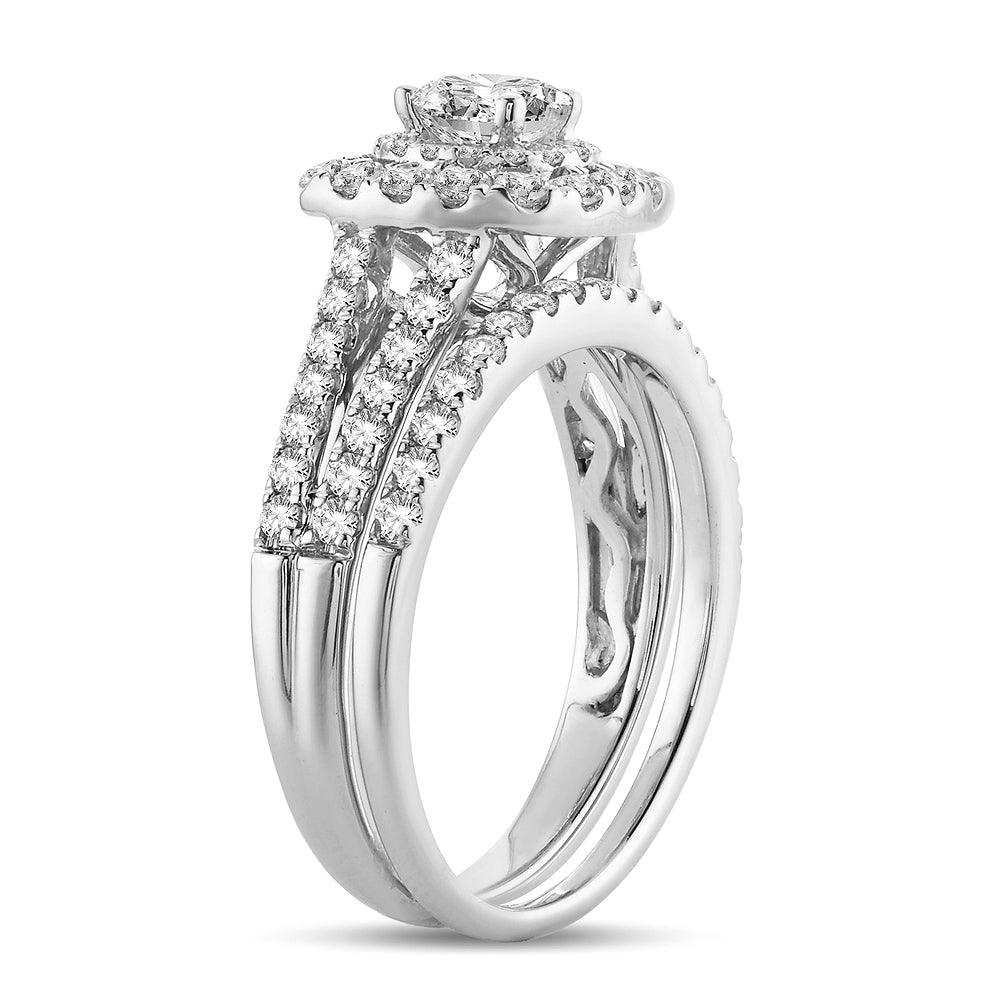 14K 1.40CT Diamond BRIDAL RING - Johnny Dang & Co