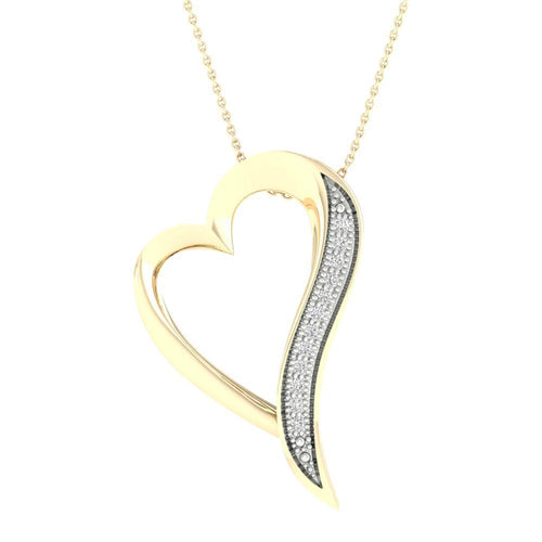10k 0.05ct Diamond Pendant - Johnny Dang & Co