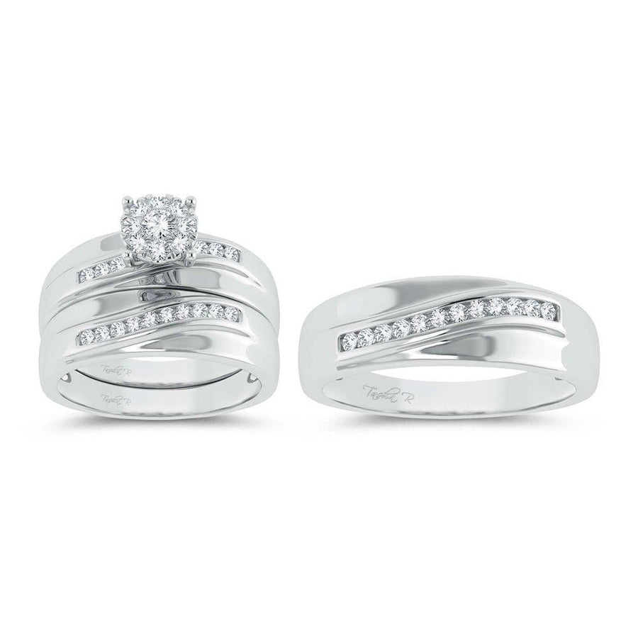 14K 0.53ct Diamond Trio Set - Johnny Dang & Co
