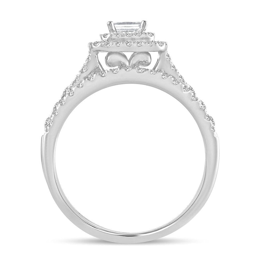14K 1.00CT Diamond BRIDAL RING - Johnny Dang & Co