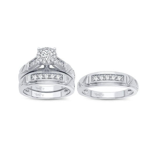 14K 0.78CT Diamond Trio Set - Johnny Dang & Co