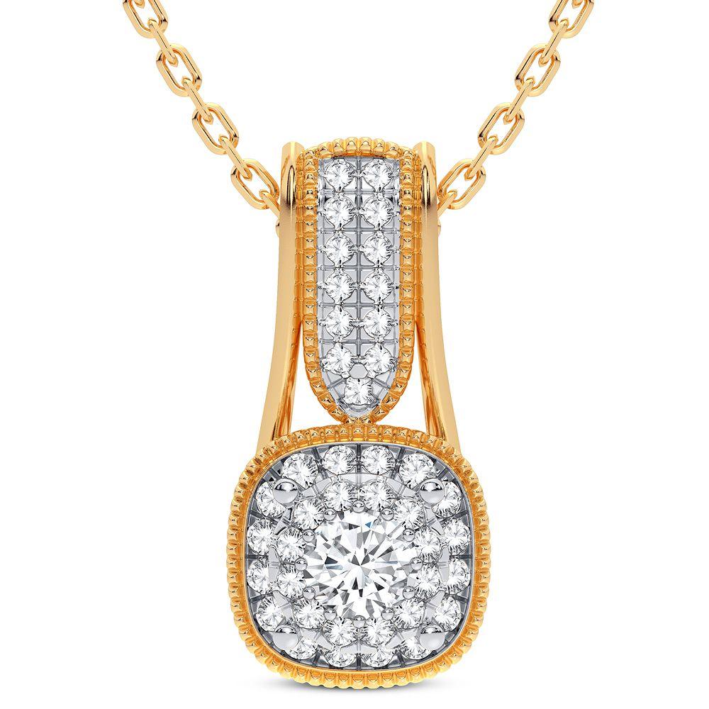 14k 0.20ct Diamond Pendant - Johnny Dang & Co