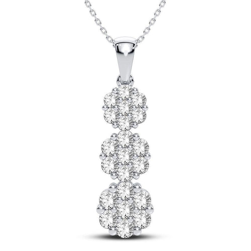 10K 1.37CT Diamond Pendant - Johnny Dang & Co