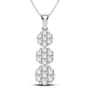 14K 2.00CT Diamond Pendant - Johnny Dang & Co