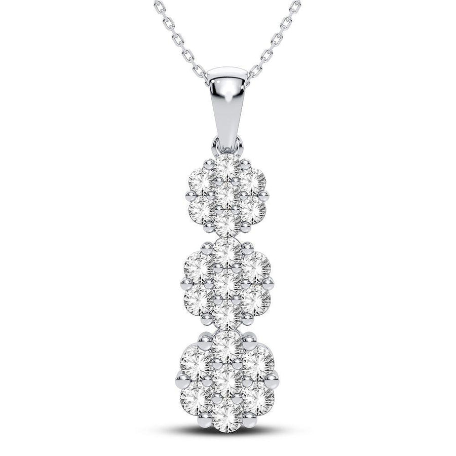 14K 2.00CT Diamond Pendant - Johnny Dang & Co