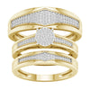 10K 0.40CT Diamond Trio Set - Johnny Dang & Co