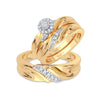 14K 0.16CT Diamond Trio Set - Johnny Dang & Co