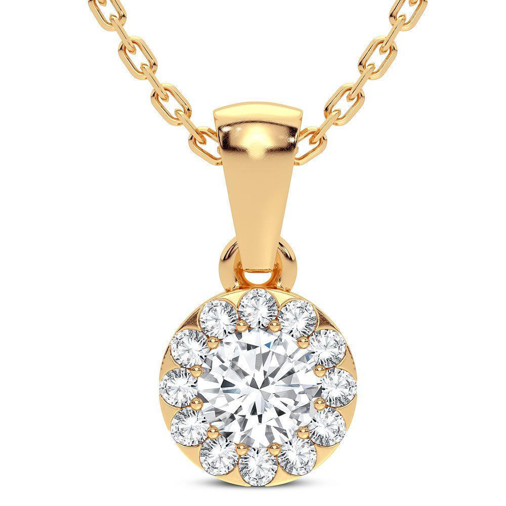 14K 0.27CT DIAMOND PENDANT - Johnny Dang & Co