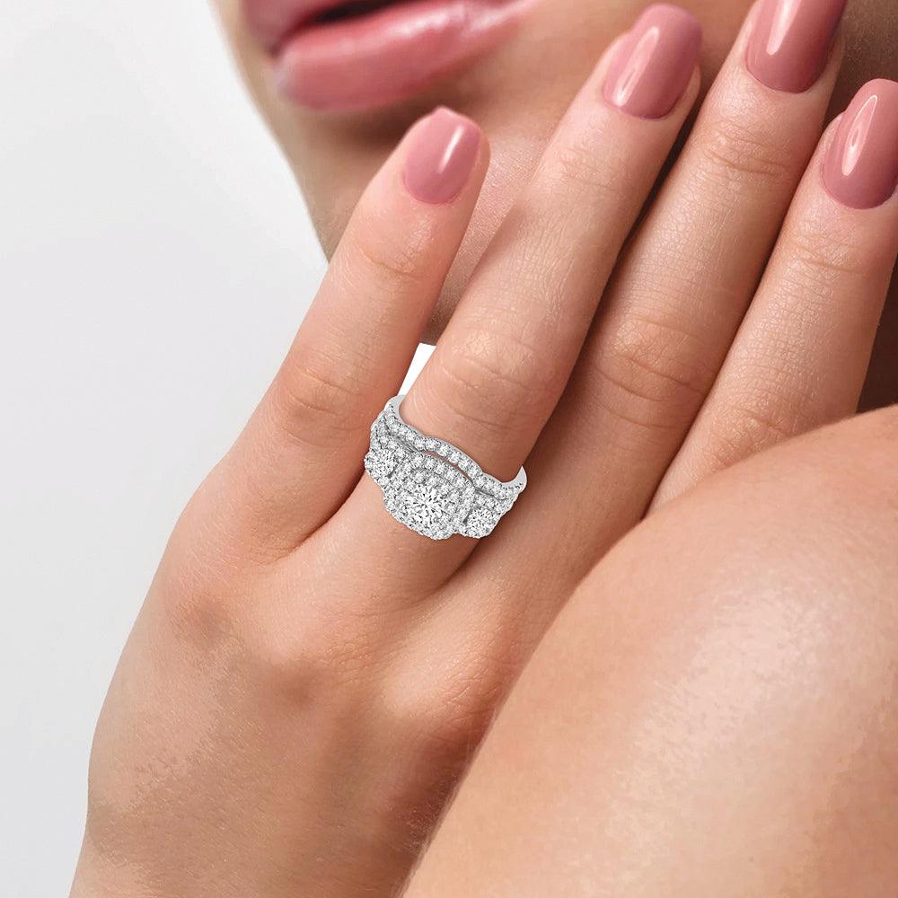 14K 2.00CT Diamond BRIDAL RING - Johnny Dang & Co