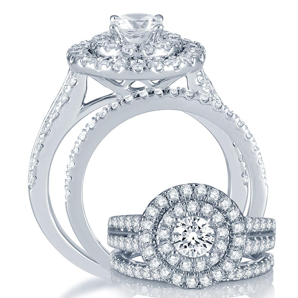 14K 2.01CT Diamond BRIDAL RING - Johnny Dang & Co