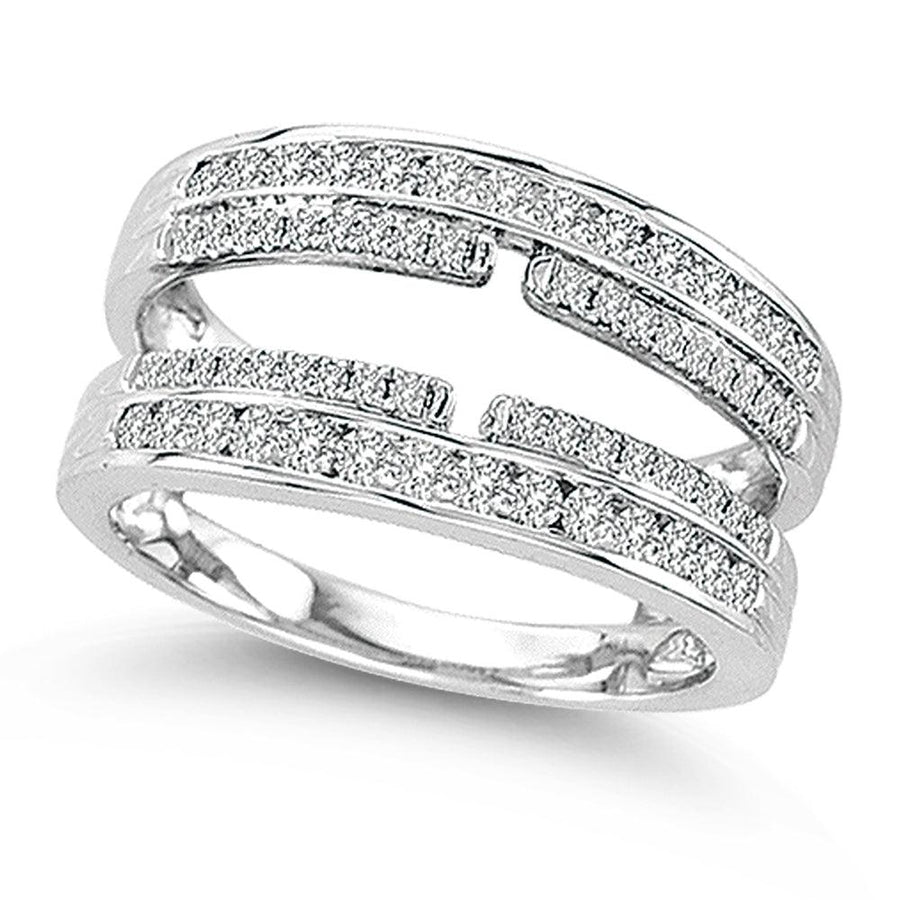 14K 0.51CT Diamond RING GUARD. - Johnny Dang & Co