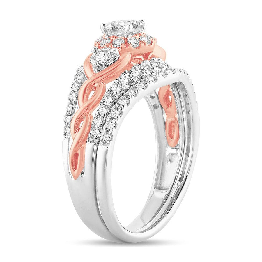 14K 1.01CT Diamond BRIDAL RING - Johnny Dang & Co