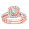 14K 1.00CT DIAMOND BRIDAL RING - Johnny Dang & Co