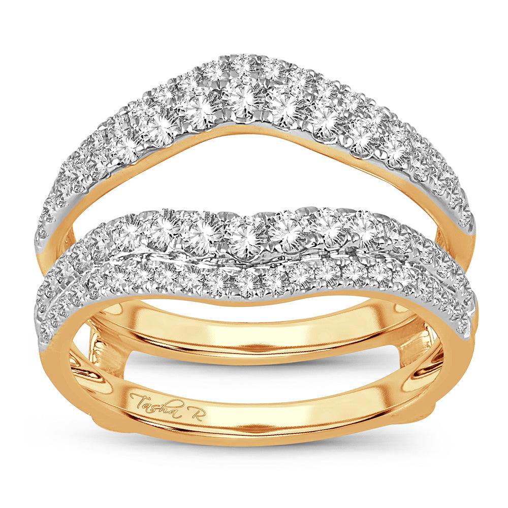 14K 1.00CT DIAMOND RING GUARD - Johnny Dang & Co
