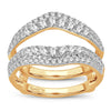 14K 1.00CT DIAMOND RING GUARD - Johnny Dang & Co