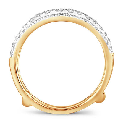 14K 1.00CT DIAMOND RING GUARD - Johnny Dang & Co