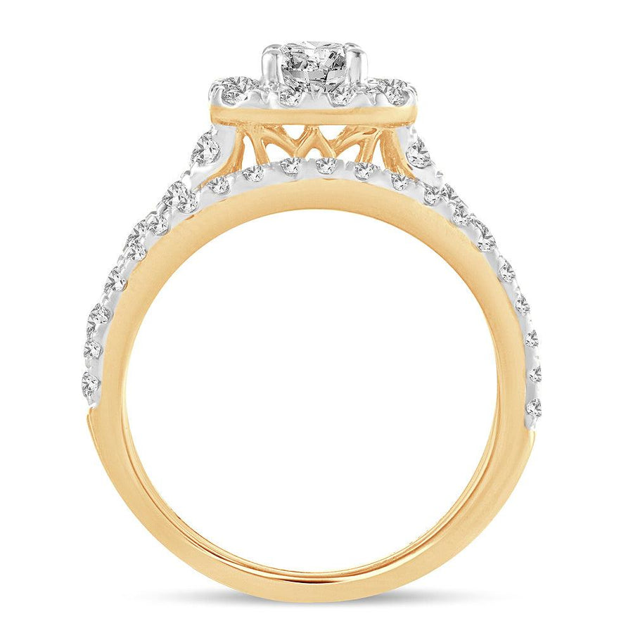 14K 2.00CT Diamond BRIDAL RING - Johnny Dang & Co
