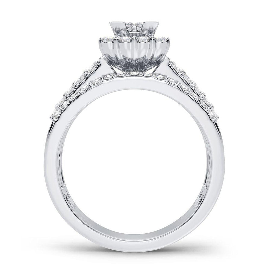14K 1.00CT Diamond Ring - Johnny Dang & Co