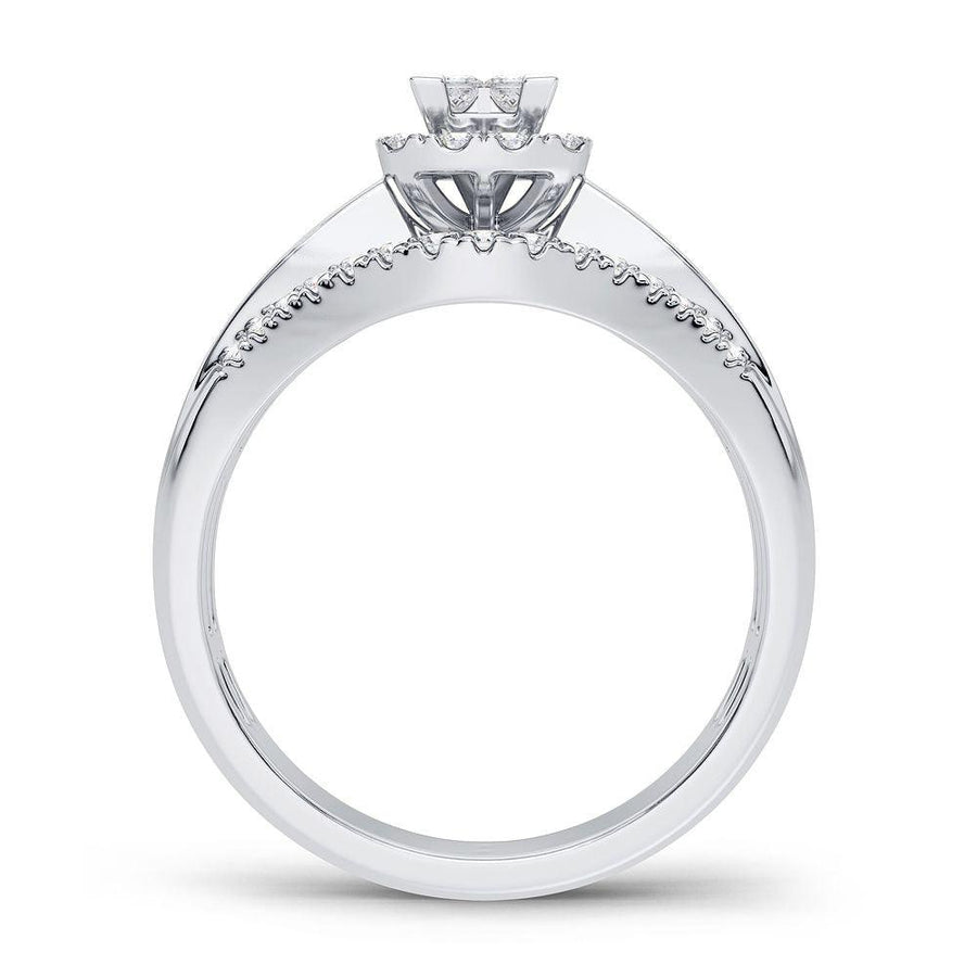 14K 1.00CT Diamond Ring - Johnny Dang & Co