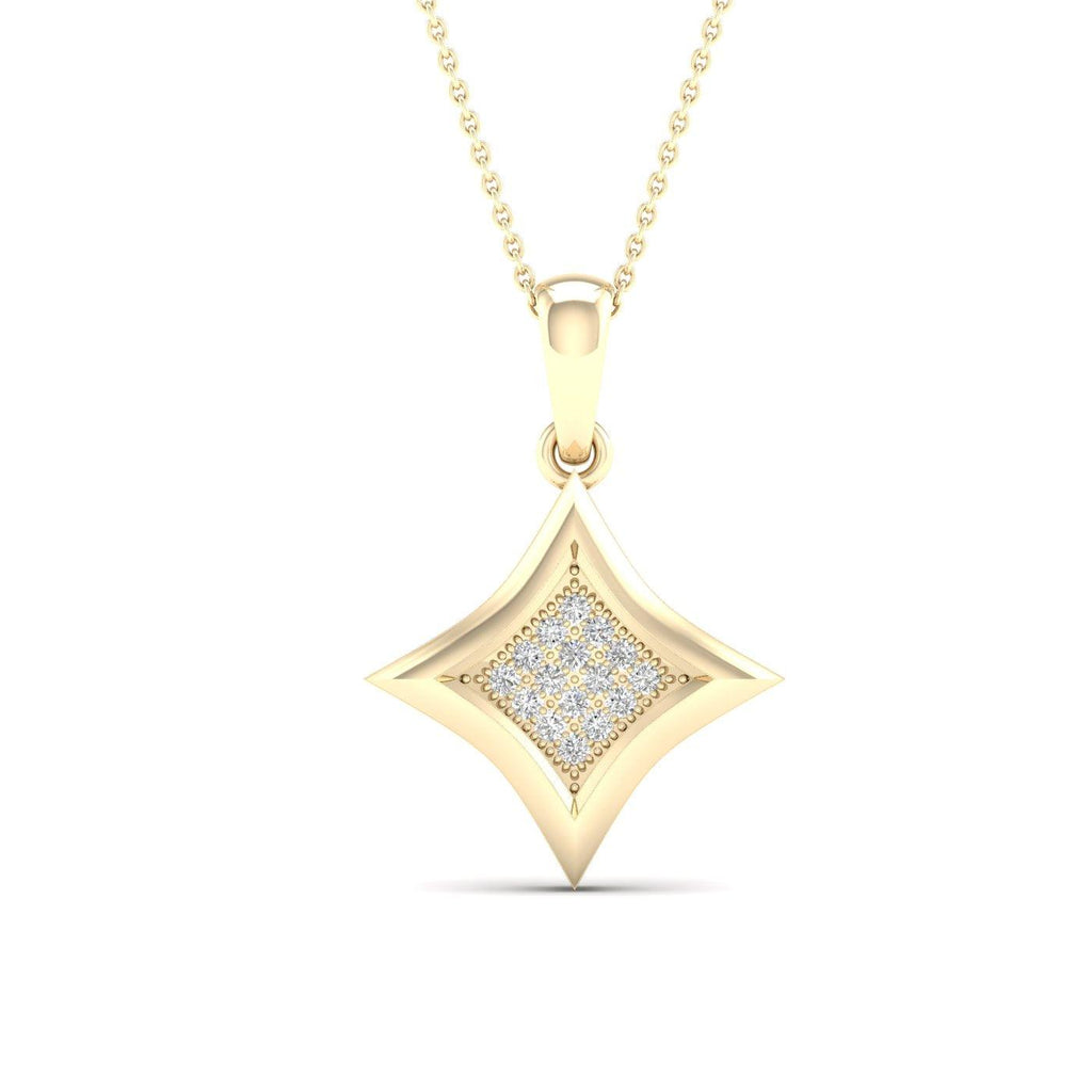 10K 0.05CT Diamond Pendant - Johnny Dang & Co