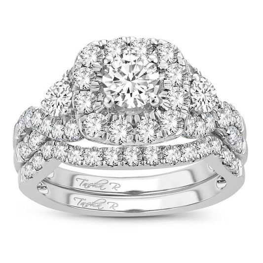 14K 2.00CT Diamond Bridal Ring - Johnny Dang & Co